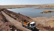 Karacadağ’da yüzler gülüyor: Yıkılan gölet onarıldı, binlerce hayvana can suyu oldu