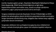 Lice ilçesindeki orman yangını ekiplerin müdahalesiyle tamamen söndürüldü