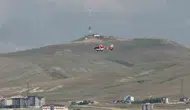 Van'da yaşlı hasta için hava ambulansı seferberliği