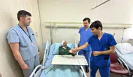 Hakkari Devlet Hastanesinde beyin damarındaki baloncuk operasyonla tedavi edildi