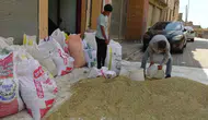 Gercüşlü çiftçilerin yüzü bol yağışlı mevsimle birlikte gelen bereketli hasatla güldü