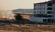 Palu ilçesindeki buğday tarlasında çıkan yangın ekiplerin çabasıyla söndürüldü