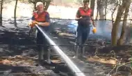 Karakoçan Yenice Köyü civarında çıkan otluk yangını büyümeden söndürüldü