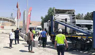 Nusaybin yolunda iki tırın karıştığı kazada bir kişi yaralandı