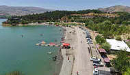 Elazığ Hazar Gölü bölge sakinlerinin yeni tatil adresi oldu
