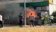 Siirt Veysel Karani Mahallesindeki atık yangını itfaiye ekiplerince söndürüldü