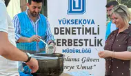 Yüksekova Denetimli Serbestlik Müdürlüğü Muharrem ayı için aşure dağıttı