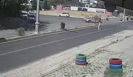 Elazığ’da trafik kazası dehşeti kamerada