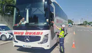 Muş Bingöl kara yolunda otobüslere yönelik kapsamlı trafik denetimi yapıldı