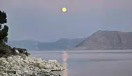 Van Gölü üzerinde görsel şölen yaşandı