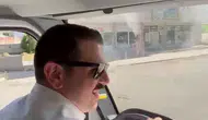 Tutak Belediye Başkanı ve Kaymakam yeni dolmuşun koltuklarına oturdu