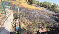 Diyarbakırda akaryakıt istasyonuna yaklaşan anız yangını tehlikesi önlendi