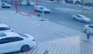 Kayapınar’da kontrolden çıkan otomobil elektrik direğine çarptı