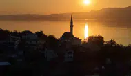 Elazığda gün batımı manzarasıyla görsel şölen yaşandı