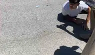 Patnos ilçesinde bisiklet süren üç çocuk otomobil çarpması sonucu yaralandı