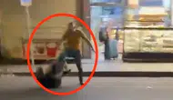 Diyarbakır sokaklarında taksicilerin durak kavgası kameraya yansıdı