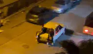 Bagajda yolculuk eden genç, frenle yola savruldu