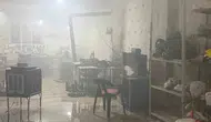 Batman merkezdeki tekstil iş yerinde çıkan yangın paniğe yol açtı