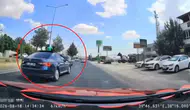 Diyarbakır trafiğinde iki çocuğun yürekleri ağza getiren araç üstü yolculuğu