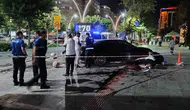 Batman Diyarbakır Caddesi üzerinde otomobil aydınlatma direğine çarparak durabildi
