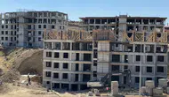 Yüksekova'da deprem riskine karşı 48 konutluk yeni TOKİ projesi yükseliyor