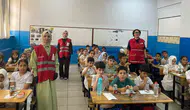 Muşta yaz kursuna giden çocuklara Kızılaydan sürpriz ikram