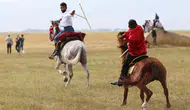 Ağrı'da 4 yıl aradan sonra mahalli at yarışları yeniden start aldı