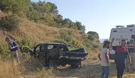 Elazığ Palu yolunda kamyonet devrildi