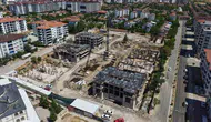 Elazığ genelindeki kentsel dönüşüm projelerinde inşaatlar hızla ilerliyor