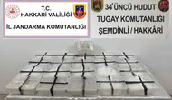 Hakkari'de jandarma operasyonunda 16 kilo metamfetamin ele geçirildi