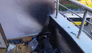 Siirt merkezde bir apartman dairesinin balkonunda piknik tüpü büyük gürültüyle patladı