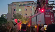 Bingöl merkezde apartman yangını paniği yaşandı