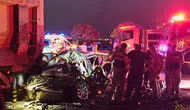 Derik yolunda kamyona çarpan otomobilde bir kişi hayatını kaybetti