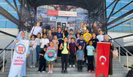 Tatvanlı çocuklar yaz kursunda havuzla tanıştı