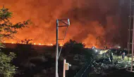 Çınar yolundaki anız yangını ekiplerin müdahalesiyle kontrol altına alındı