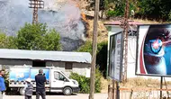 Tunceli Moğultay Mahallesinde korkutan ot yangını