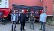 Ağrı Eleşkirtli çiftçilere modern ekipman desteği geldi