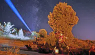 Bitlis gökyüzünde Perseid meteor yağmuru görsel şölen yaşattı