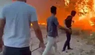 Birecik ilçesindeki ağaçlık alanda çıkan yangın mahalle sakinlerini tedirgin etti