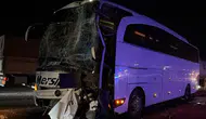Siverek'te Malazgirt dönüşü otobüs kazası 13 yaralı