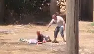 Şanlıurfa Bozova'da dehşet anları Oğlu 85 yaşındaki annesini sopayla dövdü
