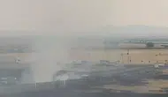 Diyarbakırda hastane çevresindeki anız yangını korkuttu