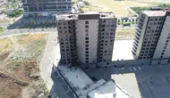 Diyarbakır'daki plazada yangın hasarı dronla görüntülendi