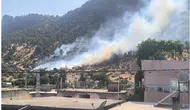 Siirt Baykan'daki orman yangını ekiplerin hızlı müdahalesiyle söndürüldü