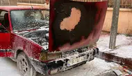 Siirt Yeni Mahallede otomobil yangını paniğe neden oldu?