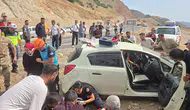 Bingöl Erzurum yolunda otomobil devrildi üç kişi yaralandı