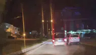 Elazığ trafiğinde tehlikeli sürüş kamerada