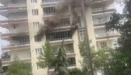 Diyarbakır'da apartman yangını paniği: Çocuklar itfaiye merdiveniyle kurtarıldı