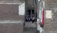 Diyarbakır Sur ilçesinde bir apartman dairesinde yangın paniği yaşandı