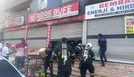 Batman'da bir büfe sabah saatlerinde çıkan yangınla küle döndü